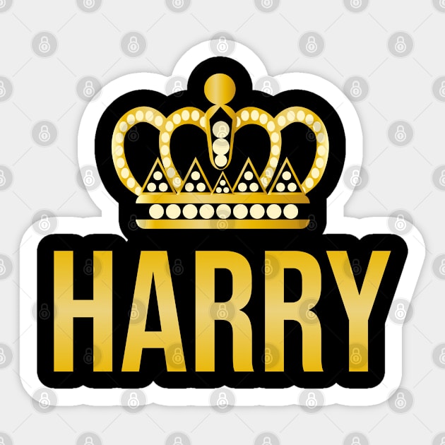 Harry Name Birthday Sticker by CreativeShirt